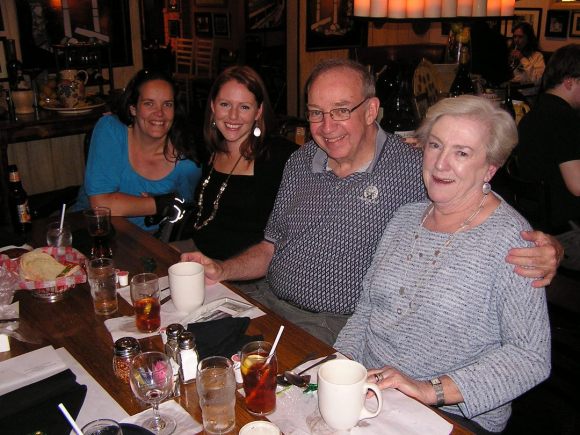 family, dinner, restaurant, adult women, adult man, Muriale's Restaurant, Fairmont, West Virginia, Anything Is Possible Travel