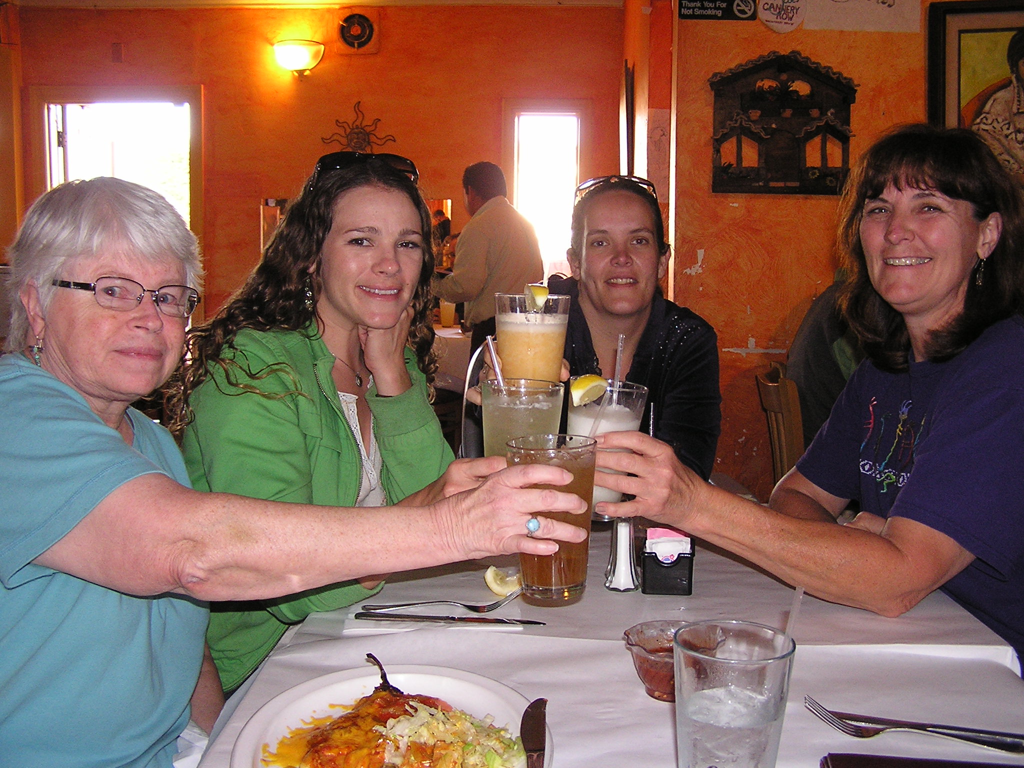 Toasting the success of MSQLP's fundraiser at Jose's Mexican Grill, Monterey