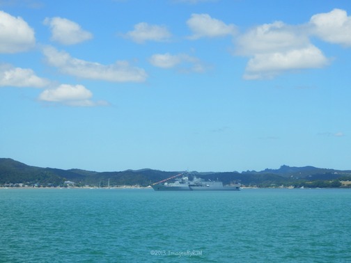 Naval presence, in honor of Waitangi Day