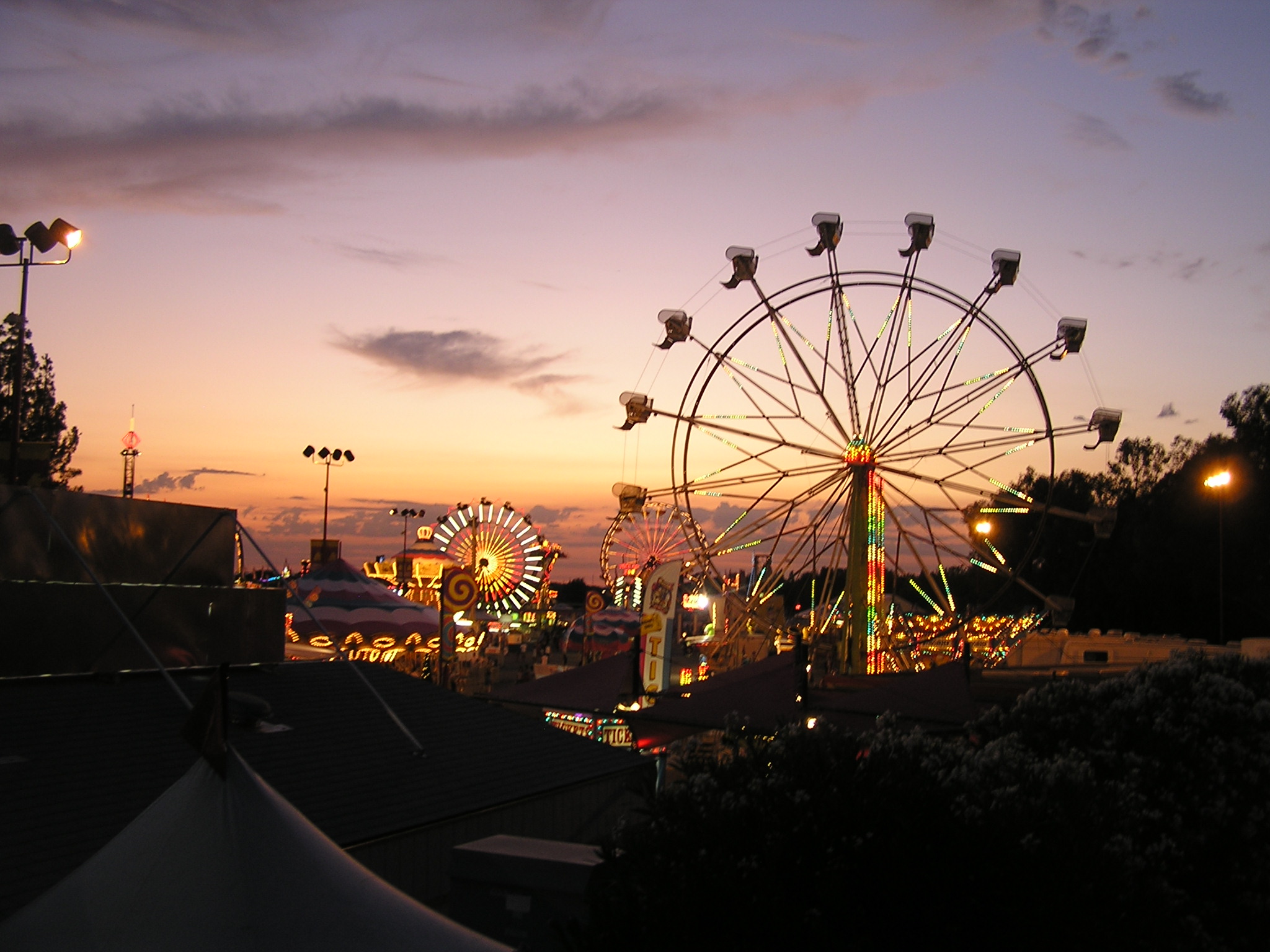 Sunset on the Midway - California State Fair 2011