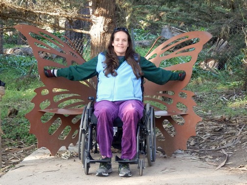 Wheelchair accessible, monarch butterfly sanctuary, ©2015 ImagesByRJM