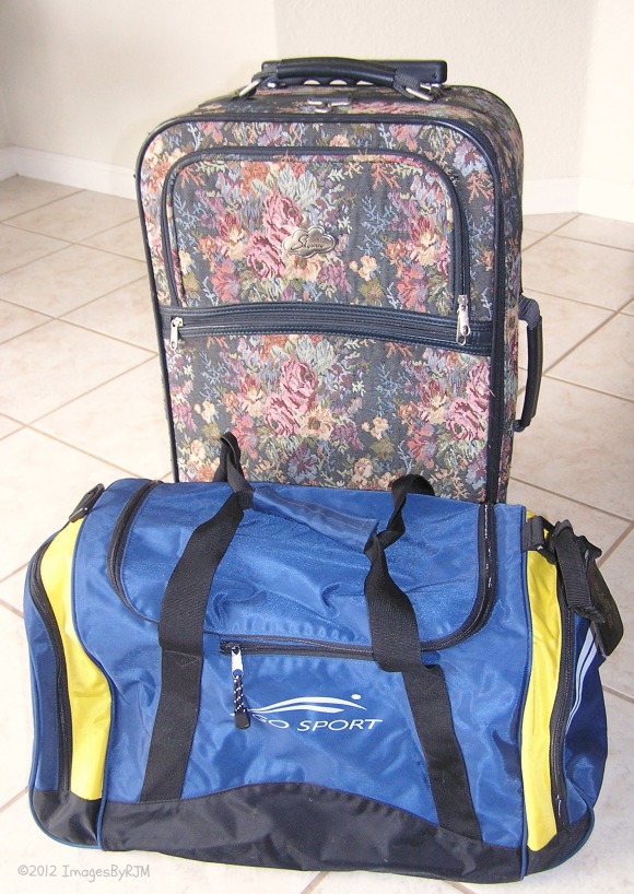 Carry-on luggage: Nylon bag, soft-sided suitcase