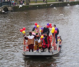 Boat parade; Sinterklaas; Amsterdam, NL
