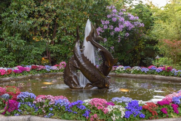 Butchart Gardens | wheelchair accessible | Victoria, BC | Canada | Canadian National Historic Site | quarry | shore excursion | Images by RJM | garden | fountain