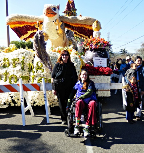 Inspiring Stories, Rose Parade, wheelchair accessible, Showcase of Floats