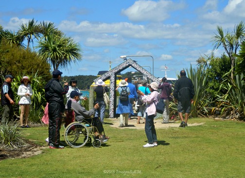The main grounds at Otehei Bay were accessible.
