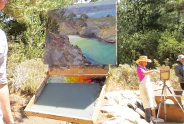 Artist at Point Lobos