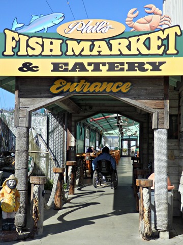 Moss Landing, Monterey County, California, Northern California, Phil's Fish Market, wheelchair accessible, Images by RJM