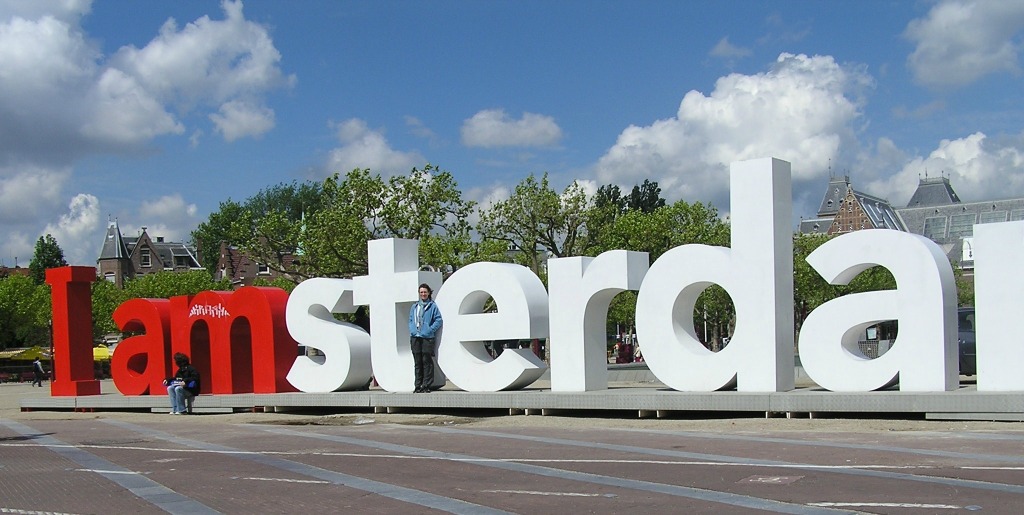 Iamsterdam sign in Amserdam, NL